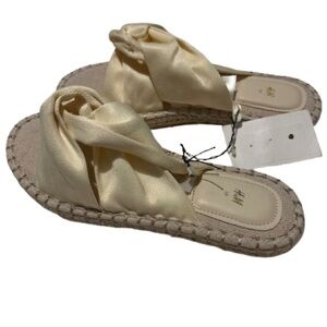 H&M Beige and Tan Sandals